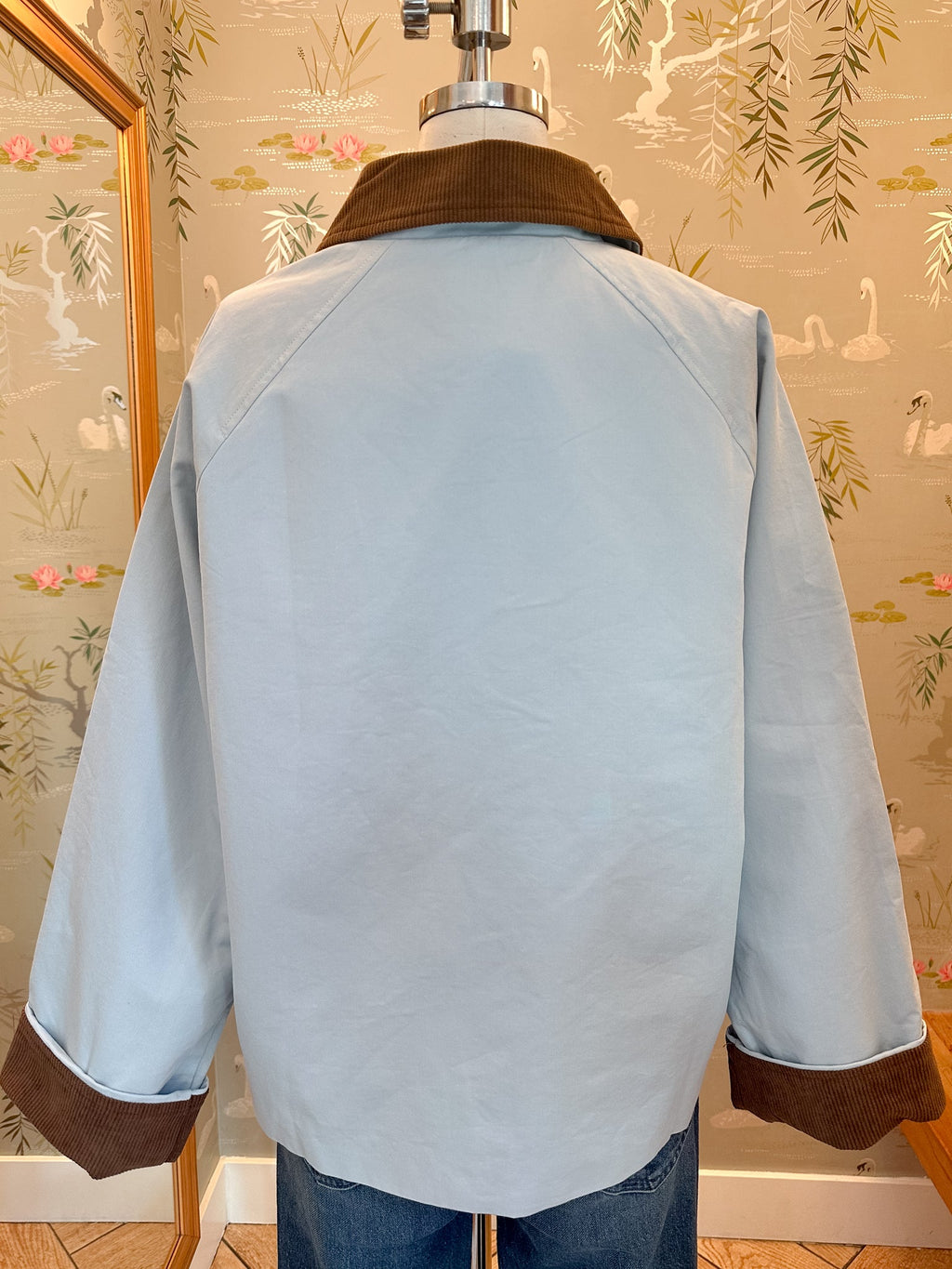 Corduroy Collar Cotton Barn Jacket