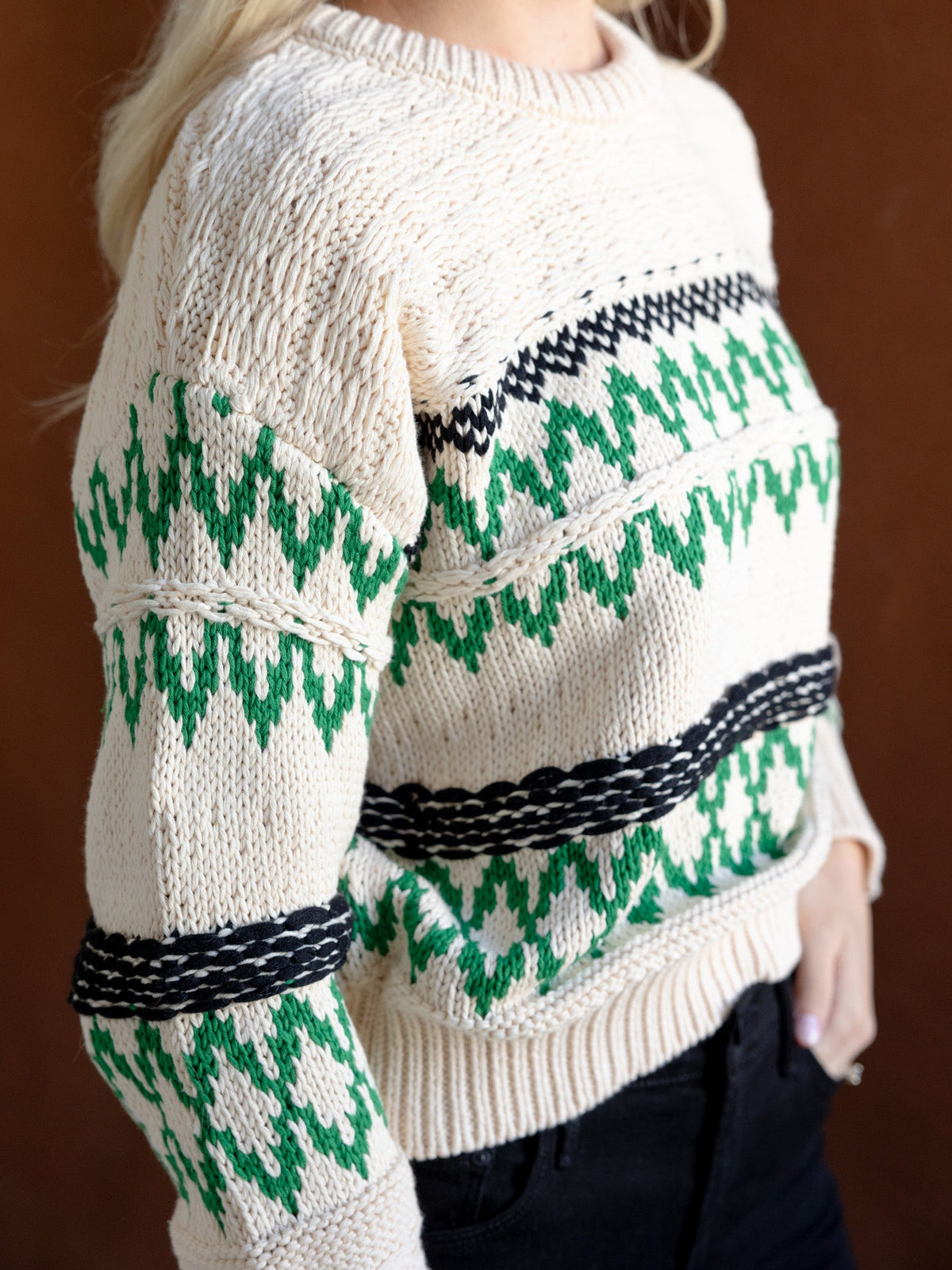 ZigZag Cotton Sweater